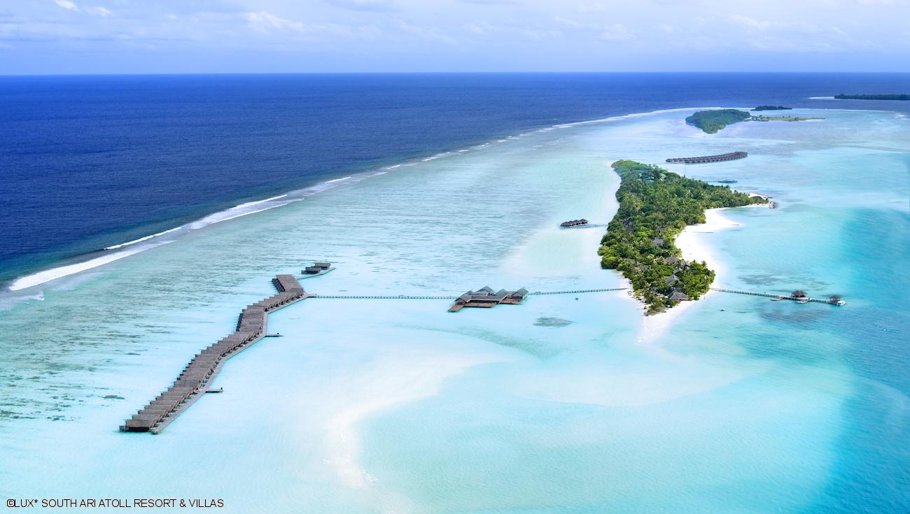 LUX* SOUTH ARI ATOLL RESORT & VILLAS 5 étoiles aux Maldives