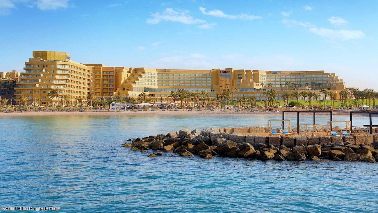 HILTON HURGHADA PLAZA , hôtel 5 étoiles- Egypte -vol régulier 